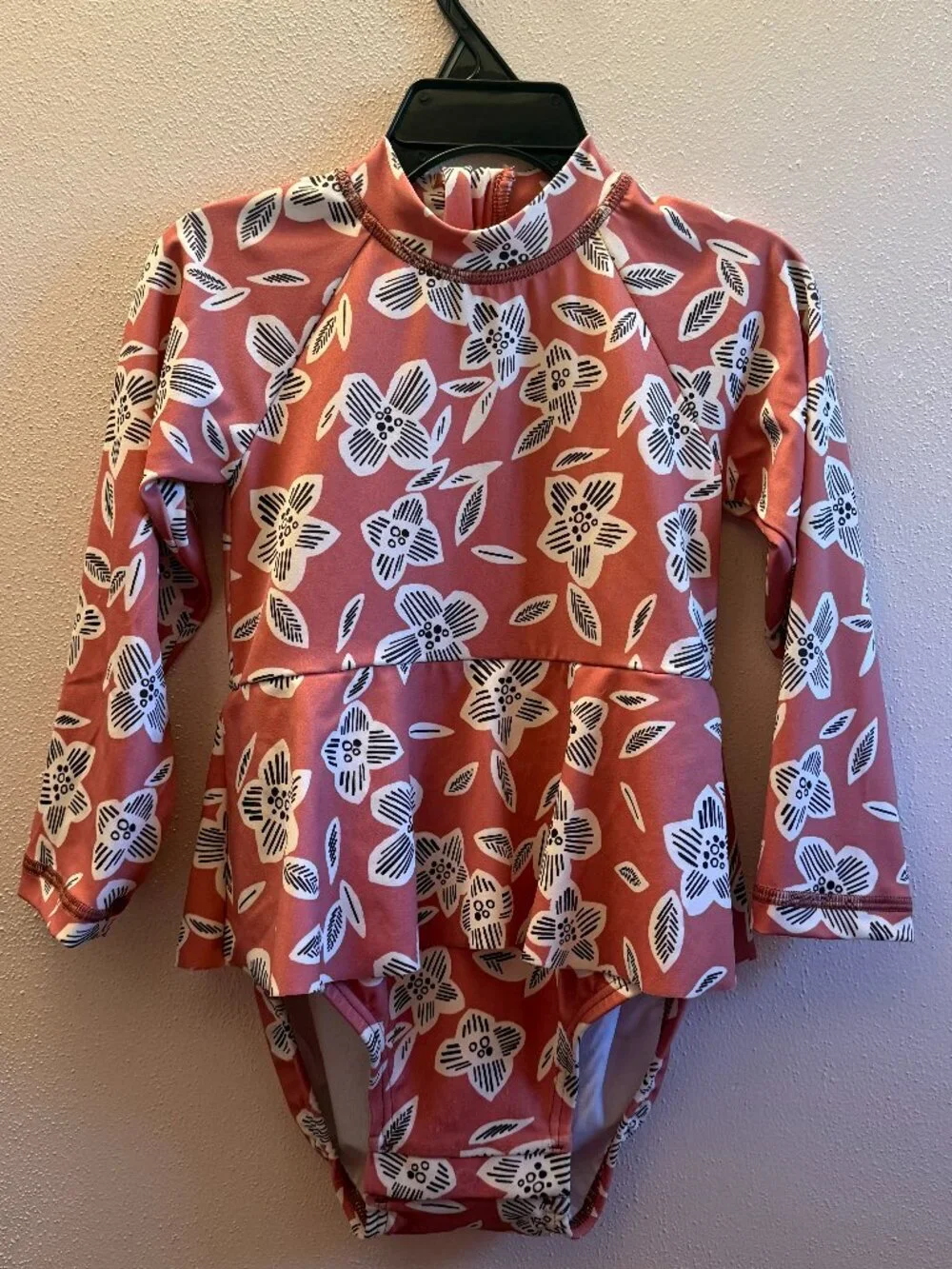 Hanna Andersson One-Piece Skirted Rashguard Swimsuit